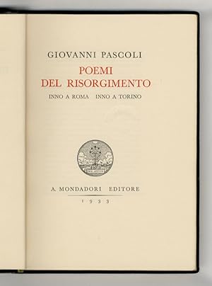 Poemi del Risorgimento.