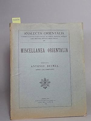 Bild des Verkufers fr Zum Babylonischen Ursprung des Labyrinths. (Miscellanea, Analecta Orientalia). zum Verkauf von Librarium of The Hague