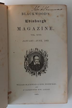 Blackwood's Magazine Edinburgh Vol. XCIII