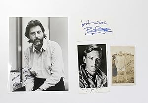 Seller image for Chariots of Fire Autographs including Three Original Signed Photographs of Athlete Harold Abraham's, Actor Ian Charleston, Director David Putnam and a Signed Card by Actor Ben Cross for sale by Lasting Words Ltd