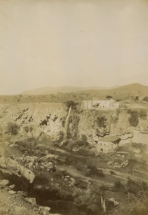 Algeria Waterfall and Mill on the Mouilah Old Photo 1900