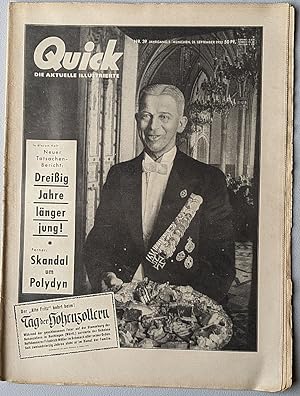 Zeitschrift QUICK, 28. September 1952 (5. Jahrgang, Nr.39)