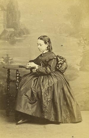 Seller image for France Paris Young Lady Second Empire Fashion Old CDV photo Levitsky 1860's for sale by Bits of Our Past Ltd