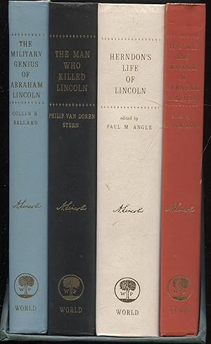 Seller image for The Lincoln Centennial Library: The Military Genius of Abraham Lincoln, Herndon's Life of Lincoln, The Wit and Wisdom of Abraham Lincoln and The Man Who Killed Lincoln for sale by RT Books