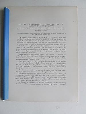 Seller image for Test of an Experimental Turret of the U.S. Battleship 'Massachusetts' for sale by McLaren Books Ltd., ABA(associate), PBFA