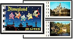 DISNEYLAND HI-LITES Park Scenes Mini Spiral Booklet Souvenir 1960s