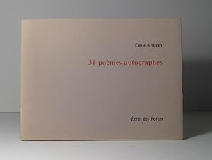 Seller image for 31 pomes autographes. 2 carnets d'hpital 1938 for sale by Guy de Grosbois