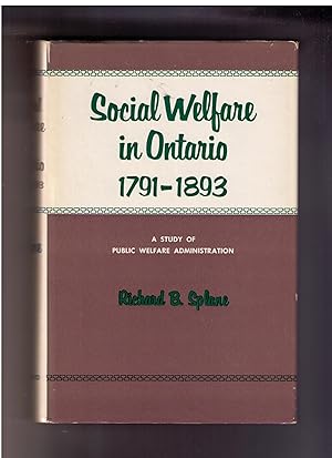 Seller image for Social Welfare in Ontario, 1791-1893 for sale by CARDINAL BOOKS  ~~  ABAC/ILAB