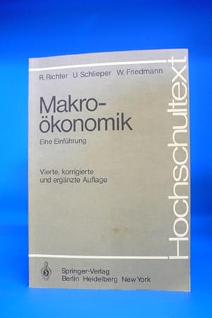 Bild des Verkufers fr Makrokonomik. - Eine Einfhrung zum Verkauf von Buch- und Kunsthandlung Wilms Am Markt Wilms e.K.