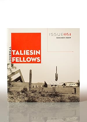 Immagine del venditore per Journal of the Taliesin Fellows Issue 34 Summer 2009 venduto da This Old Book, Inc
