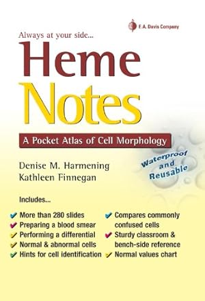 Bild des Verkufers fr Heme Notes: A Pocket Atlas of Cell Morphology by Harmening PhD MLS(Ascp) Cls(nca), Denise M, Finnegan, Kathleen [Spiral-bound ] zum Verkauf von booksXpress