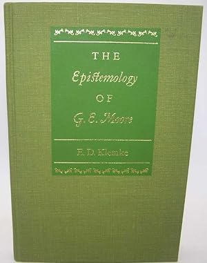 Seller image for The Epistemology of G.E. Moore for sale by Easy Chair Books