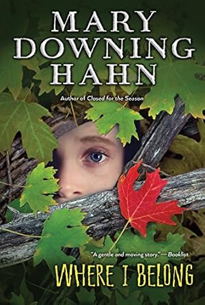 Seller image for Where I Belong by Hahn, Mary Downing [Paperback ] for sale by booksXpress