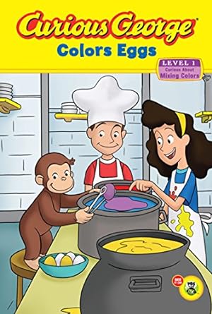 Immagine del venditore per Curious George Colors Eggs Early Reader [Soft Cover ] venduto da booksXpress