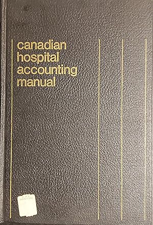 Canadian Hospital Accounting Manual
