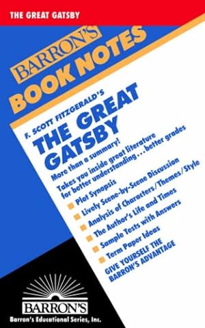 Bild des Verkufers fr The Great Gatsby (Barron's Book Notes) zum Verkauf von Antiquariat Buchhandel Daniel Viertel