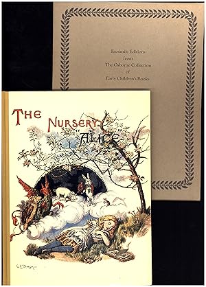 Seller image for The Nursery Alice Containing Twenty Coloured Enlargements from Tenniel's Illustrations to "Alice's Adventures In Wonderland" with Text Adapted to Nursery Readers (1981 FACSIMILE FROM THE TORONTO LIBRARY OSBORNE COLLECTION) for sale by Cat's Curiosities