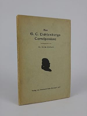 Seller image for Aus G.C. Lichtenbergs Correspondenz for sale by ANTIQUARIAT Franke BRUDDENBOOKS