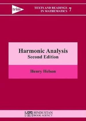 Image du vendeur pour Harmonic Analysis (Texts and Readings in Mathematics) by Helson, Henry [Paperback ] mis en vente par booksXpress