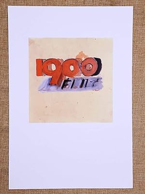 Seller image for Pubblicit F.I.A.T. Bozzetto o Disegno di Mario Sironi N. 25 Stampa di met 900 for sale by LIBRERIA IL TEMPO CHE FU