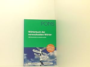 Bild des Verkufers fr PONS Wrterbuch der verwechselten Wrter: 1000 Zweifelsflle verstndlich erklrt zum Verkauf von Book Broker