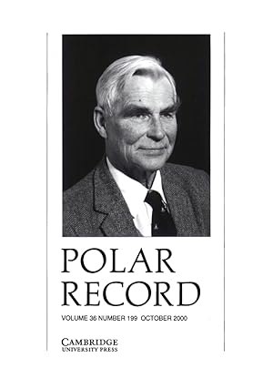 Polar Record. Volume 36 number 199 October 2000.