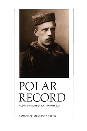 Polar Record. Volume 36 number 196 January 2000.