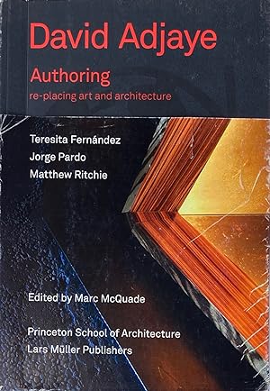 Seller image for David Adjay Authoring: Re-placing Art and Architecture for sale by Trevian Books