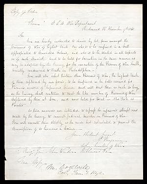 [Copy of order relating to the Enchantress Affair, calling for the execution of certain imprisone...