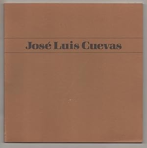 Imagen del vendedor de Jose Luis Cuevas: An Exhibition of Recent Works a la venta por Jeff Hirsch Books, ABAA