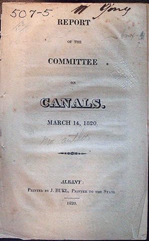 Report of the Committee on Canals. March 14, 1820