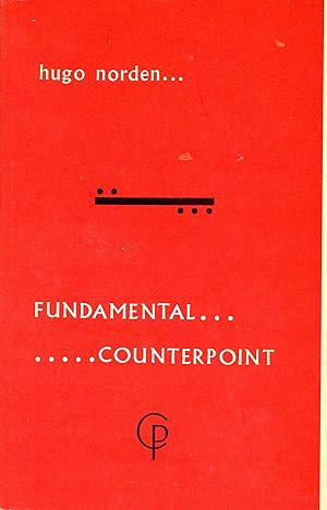 Immagine del venditore per Fundamental Counterpoint venduto da Bagatelle Books, IOBA