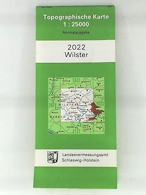 Bild des Verkufers fr Topographische Karte, 2022, Wilster zum Verkauf von Leserstrahl  (Preise inkl. MwSt.)
