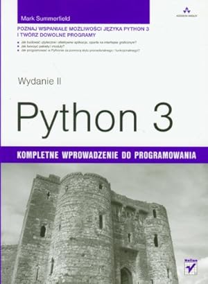 Image du vendeur pour Python 3 Kompletne wprowadzenie do programowania mis en vente par WeBuyBooks