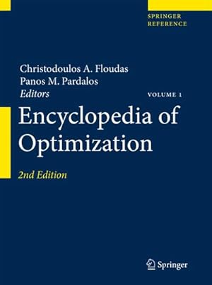 Bild des Verkufers fr Encyclopedia of Optimization (Springer Reference) zum Verkauf von buchversandmimpf2000