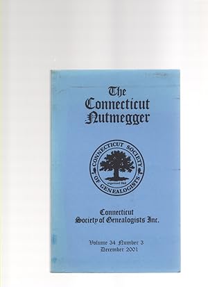 Seller image for The Connecticut Nutmegger Volume 34 Number 3 December 2001 for sale by McCormick Books