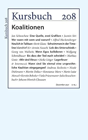 Immagine del venditore per Kursbuch 208 : Koalitionen venduto da Antiquariat Buchhandel Daniel Viertel