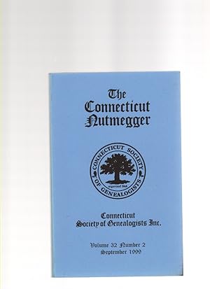 Seller image for The Connecticut Nutmegger Volume 32 Number 2 September 1999 for sale by McCormick Books