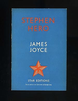 STEPHEN HERO - Part of the first draft of "Portrait of the Artist as a Young Man" [First Star Edi...