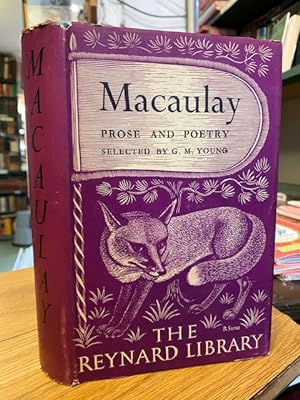 Imagen del vendedor de Macaulay, Pose and Poetry a la venta por Foster Books - Stephen Foster - ABA, ILAB, & PBFA