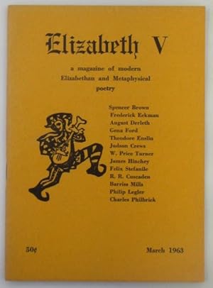 Image du vendeur pour Elizabeth No. V. March 1963 mis en vente par Mare Booksellers ABAA, IOBA