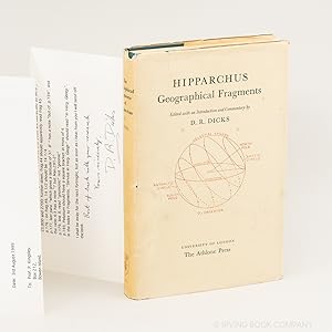 Imagen del vendedor de The Geographical Fragments of Hipparchus a la venta por Irving Book Company