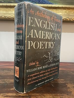 Imagen del vendedor de An anthology of Famous English and American Poetry a la venta por John and Tabitha's Kerriosity Bookshop