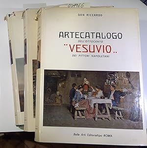 Artecatalogo dell'ottocento Vesuvio dei pittori napoletani - 3 volumi