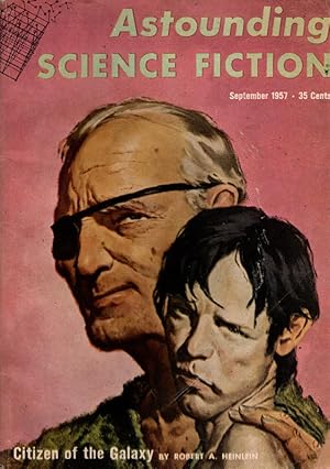 Bild des Verkufers fr Astounding Science Fiction September 1957. Collectible Pulp Fiction. zum Verkauf von Once Read Books