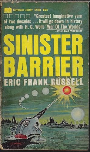 Seller image for SINISTER BARRIER for sale by Books from the Crypt