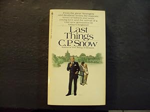 Seller image for Last Things pb C.P. Snow 1st Bantam Print 11/71 for sale by Joseph M Zunno