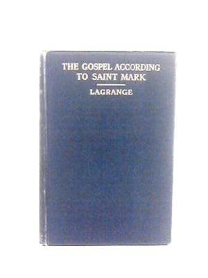 Seller image for The Gospel According to Saint Mark for sale by World of Rare Books