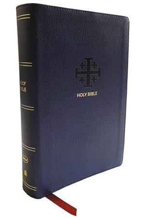 Bild des Verkufers fr NKJV, End-of-Verse Reference Bible, Personal Size Large Print, Leathersoft, Blue, Red Letter, Comfort Print: Holy Bible, New King James Version by Thomas Nelson [Imitation Leather ] zum Verkauf von booksXpress