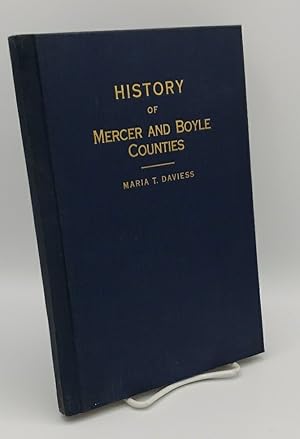 Seller image for HISTORY OF MERCER AND BOYLE COUNTIES, VOLUME I for sale by GLOVER'S BOOKERY, ABAA